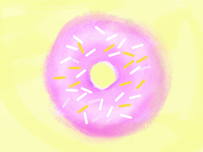 Donut donut doodling drawing illustration illustrator photoshop vector