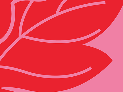 Thank You flower illustration illustrator pink red