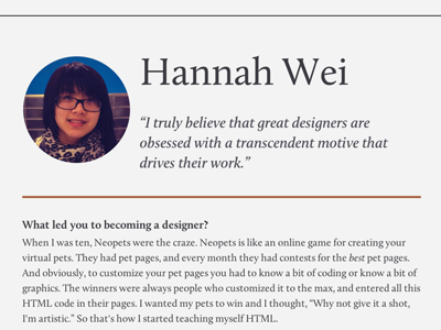 Form and Future: Hannah Wei calluna form and future hannah wei interview interviews