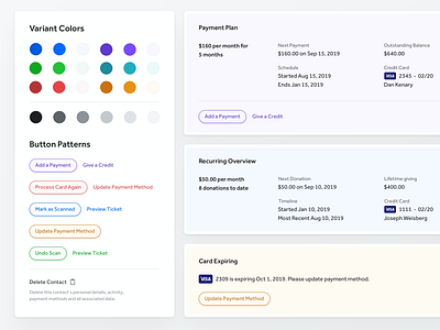 Button Patterns blue color component design system events field form green layout pattern product red software style guide styles ui user experience user interface ux yellow