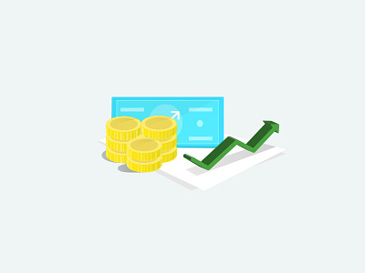 Budget design flat graphic illustration infographic vector