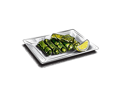 Turkish foods design digital foods graphic illustration painting ui ux wen