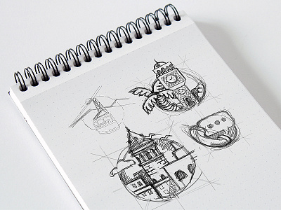 Icon Design Sketch