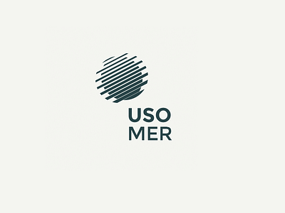 usomer logo branding design graphic logo typography