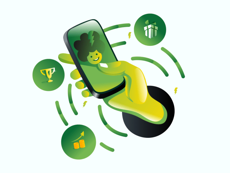 Mobile Phone animation after effects design digital flat gif animated graphic illustration ui vector web website