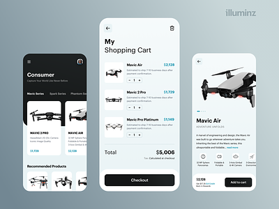 Drone Store App Concept