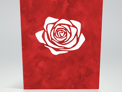 Rose on Greeting Card graphic design greeting card painting rose vector watercolor