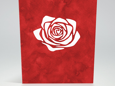 Rose on Greeting Card