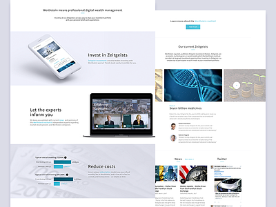 Werthstein - Homepage improvements