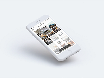 Preppr - Feed Preview app instagram interaction design preppr visual design
