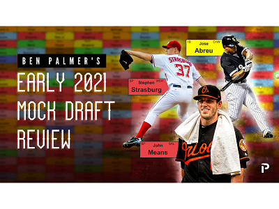 2021 Mock Draft Review - Graphic for Pitcher List fantasy baseball mlb