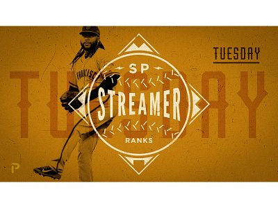 Daily streamer ranks for each day of the week fantasy baseball sports design