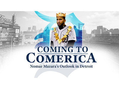 Nomar Mazara hype piece graphic fantasy baseball sports design