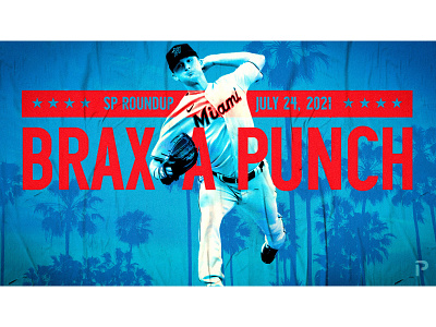 SP Daily Roundup - Braxton Garrett fantasy baseball marlins mlb sports design