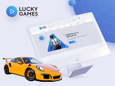 LUCKY-GAMES — Online games store css debuts games html psd shop store ui ux website