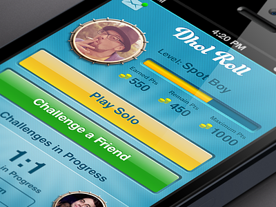 Dhol Roll (iOS Quiz Game) app application design designer experience game interface ios ipad iphone mobile quiz ui user user experience user interface ux