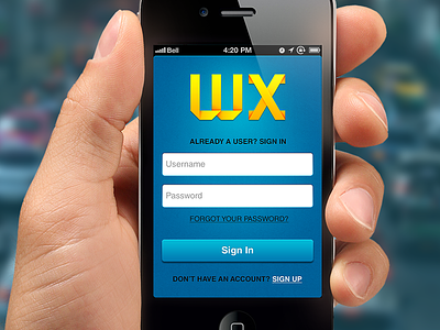 Login Screen design designer interface iphone login mobile screen ui user ux