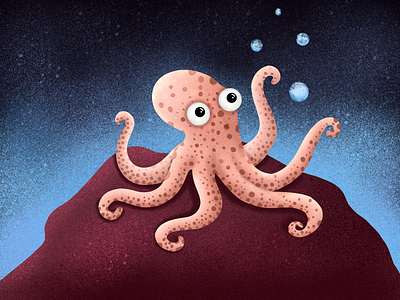 Octopus- (28/100 ) Daily Illustration Challenge