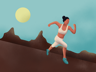 Running - (34/100 ) Daily Illustration Challenge