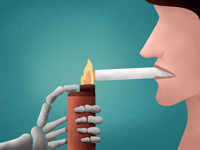 Smoking- (41/100 ) Daily Illustration Challenge