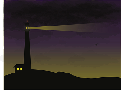 Lighthouse - (42/100 ) Daily Illustration Challenge design illustration illustrator vector