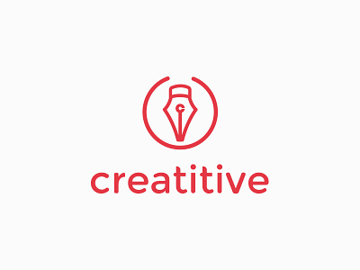 Creatitive Logo Exploration letter c letter v logo pen symbol