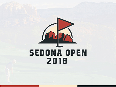 Sedona Open Sports Marketing golf golf logo illustration sports design sports logo sports marketing