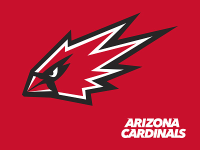 Arizona Cardinals Rebrand Concept arizona cardinals creatitive fire football sports branding sports design sports logo
