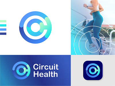 Circuit Health - App Icon Design app icon application branding design doctor health health logo icon identity logo medical mobile app modern logo symbol ui