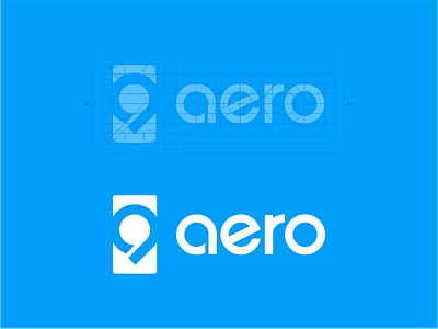 Aero Logo Design branding logo design modern logo monogram phonecase
