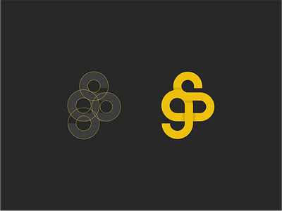 GS Monogram branding icon idenity initial logo logo mark logo simple monogram sale symbol