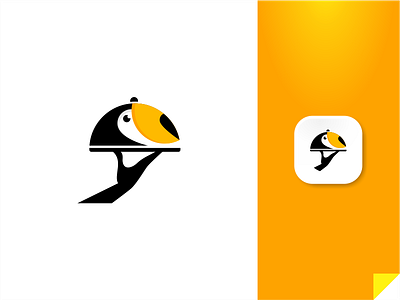 Toucan Catering bird branding cafe catering food identity letter logo mark paradise toucan tropical