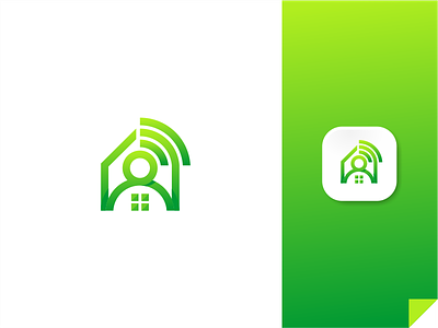Home Security alarm app home icon logo office people protection save security service tech