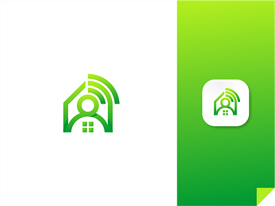 Home Security alarm app home icon logo office people protection save security service tech