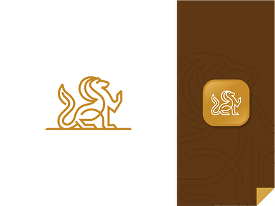 Lion Logo advocate apps attorney logo branding communication experience identity legal office lion logo logo logo animal logo design logo for sale minimalist modern logo monoline roar scales security logo symbol