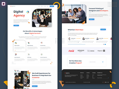 Digital Agency Landing page