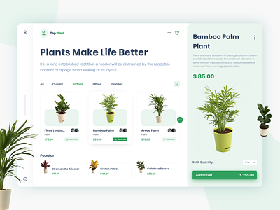 Plants Web Template