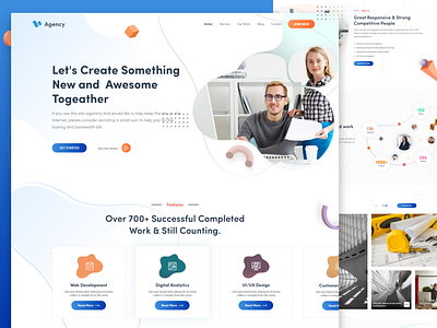 Corporate - Agency Landing page