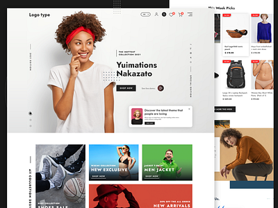 E-Commerce - Shopping Landing page