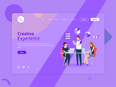Creative Experience web design