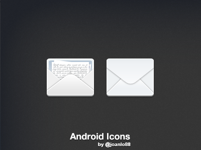 One+ Android android envelope icon letter mail onet theme