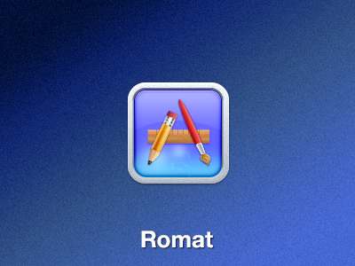 Romat App Store app store brush iphone ipod pencil romat store theme