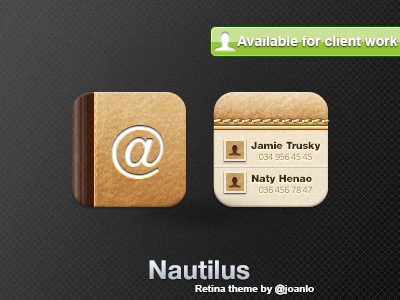 Nautilis Contacts contacts icon iphone ipod nautilus retina