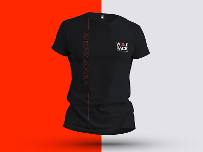 Minimal T-shirt Design for Wolf Pack branding graphic design t shirt design