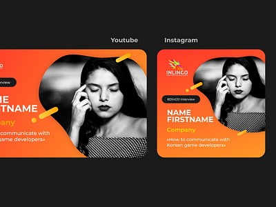 Youtube & Instagram Posts ad design ads banner adsense branding design figma instagram post interview logo social media design ui youtube cover