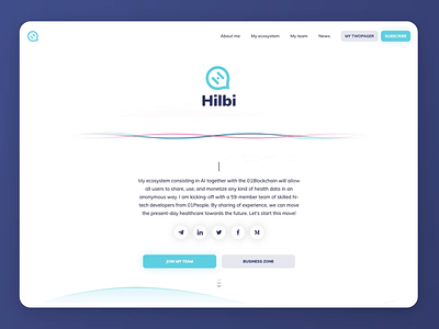 Little animation of our new project Hilbi application design desktop graphic interface ui user experience user interface ux web webdesign