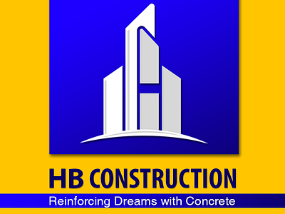HB Construction Company | Logo | Branding branding construction company graphics design logo vector