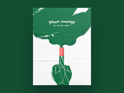 Green Energy - poster czy czyzkowski design illustration poster