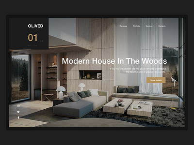 Olived - Design Bureau | UX/UI apartment architecture clean design design studio flat house interior interior design studio ui