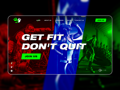 Gym - Landing page concept